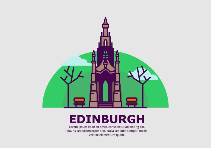 Edinburgh Background vector