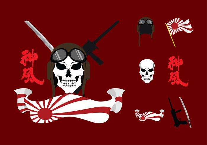 Kamikaze Set Free Vector Kamikaze Set Free Vector