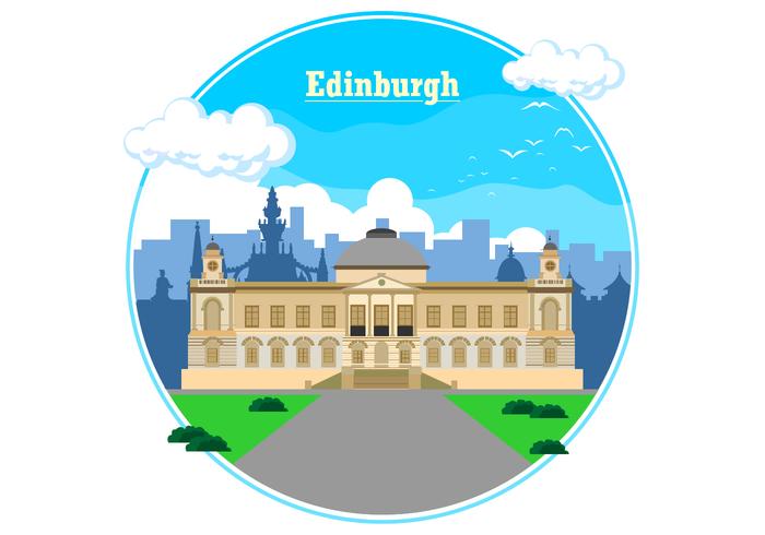 Un día en Edimburgo vectorial vector