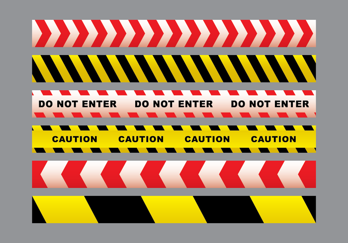 Danger Tape Vector Pack