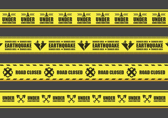 Advertencia vectores de casete