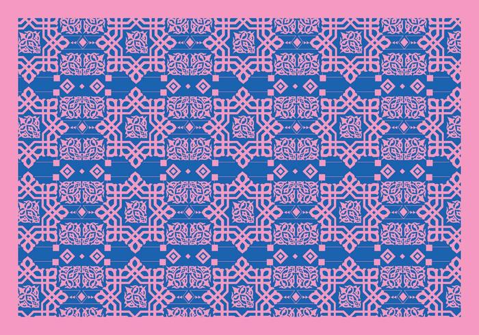 Islamic Ornaments Pink Vector