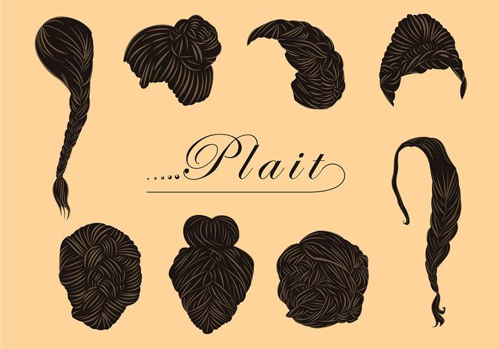 Free Various Plait Style Vectors