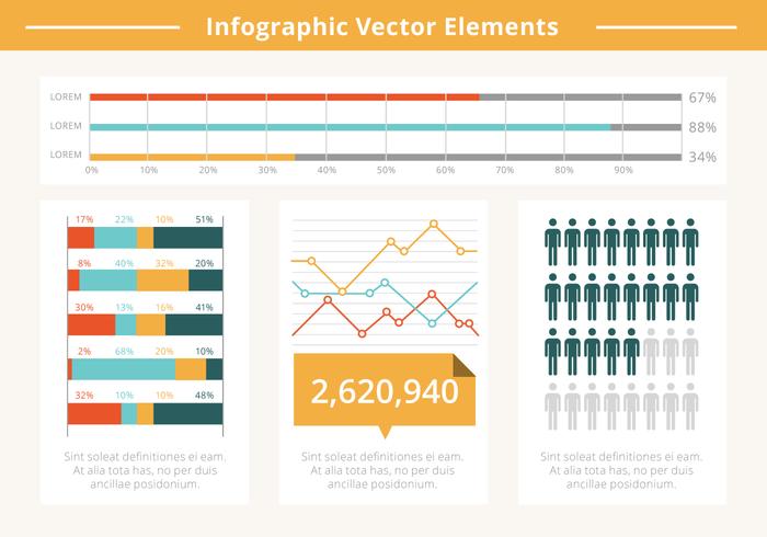 Free Flat Infographic Vector Elements