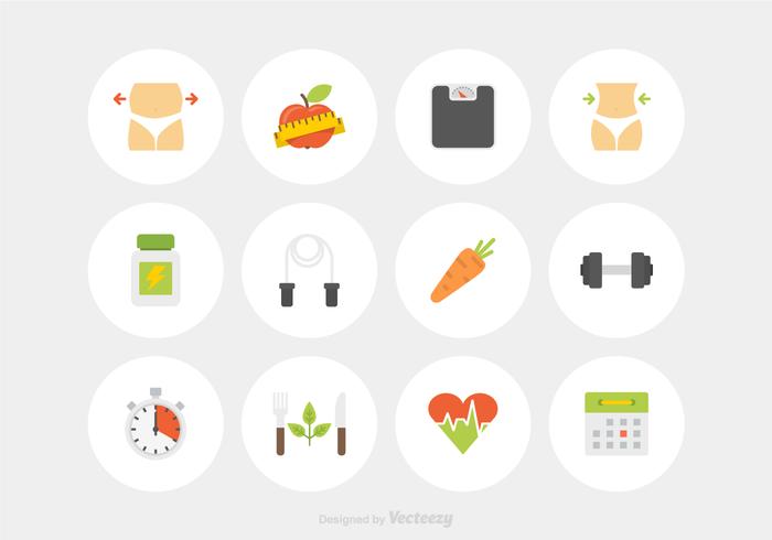 Free Slimming Vector Icons
