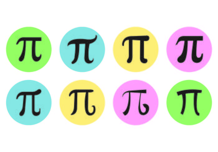 Símbolo del pi Vectores