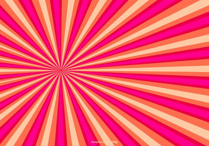 Colorful Sunburst Background  vector