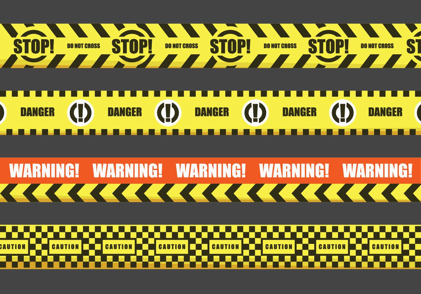 Red and Yellow Warning Tape Vectors 143262 Vector Art at Vecteezy