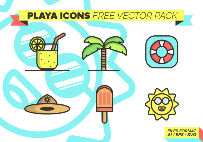 Playa Icons Free Vector Pack Playa Icons Free Vector Pack