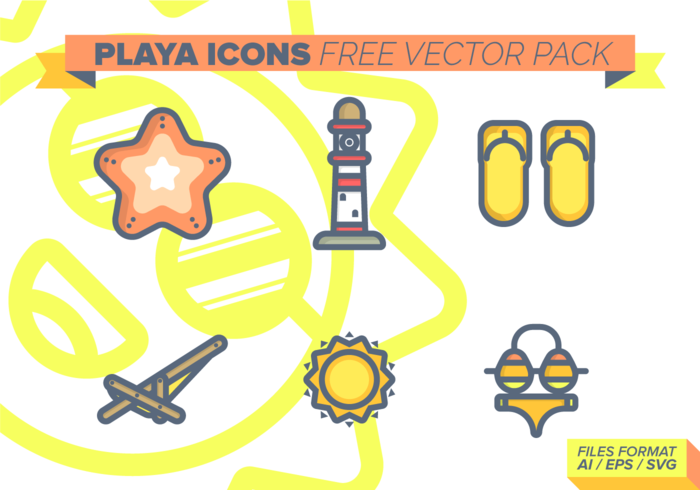 Playa Icons Free Vector Pack Playa Icons Free Vector Pack
