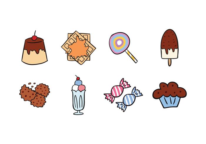 Free Sweet Food Icon Pack vector