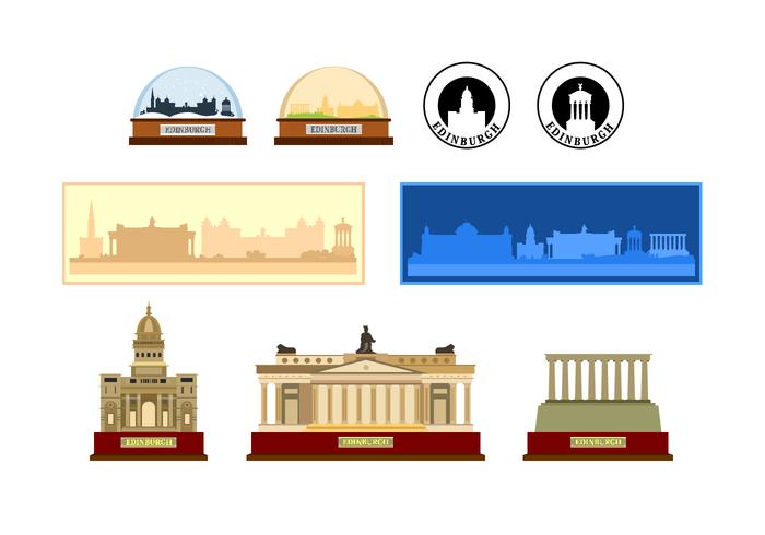 Edinburgh Souvenir Vectors