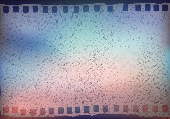 Multicolored Film Grain With Bokeh Vector