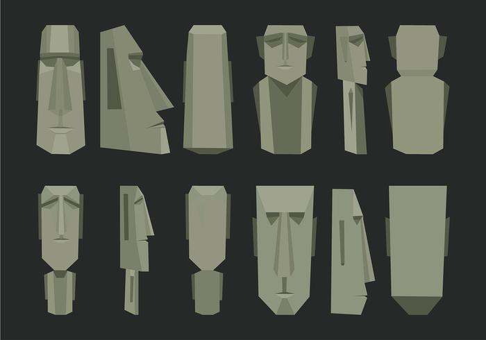Easter Island Statue Vector Easter Island Statue Vector
