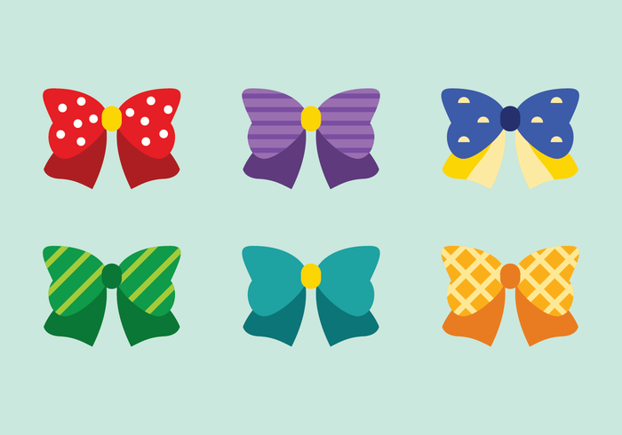 Hair Ribbon Vector Hair Ribbon Vector