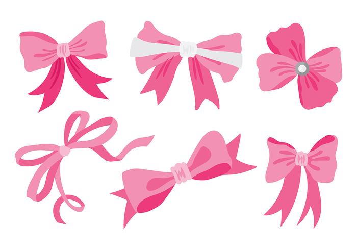 Free Hair Ribbon Icons Vector