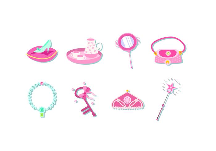 Pink Princess Element Free Vector