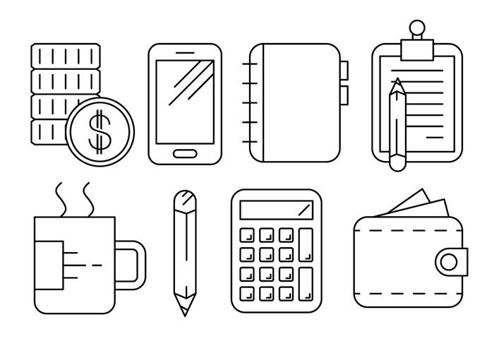 Free Business and Office Icons vector