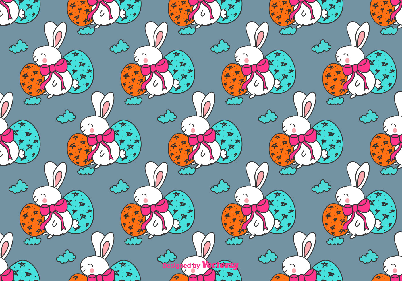 Easter Seamless Pattern 143446 Vector Art at Vecteezy