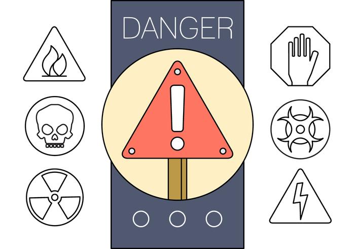 Free Linear Signs of Danger vector