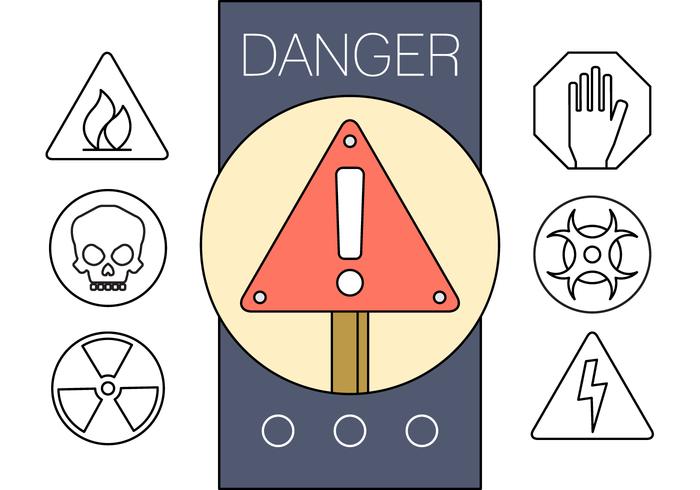 Free Linear Signs of Danger vector