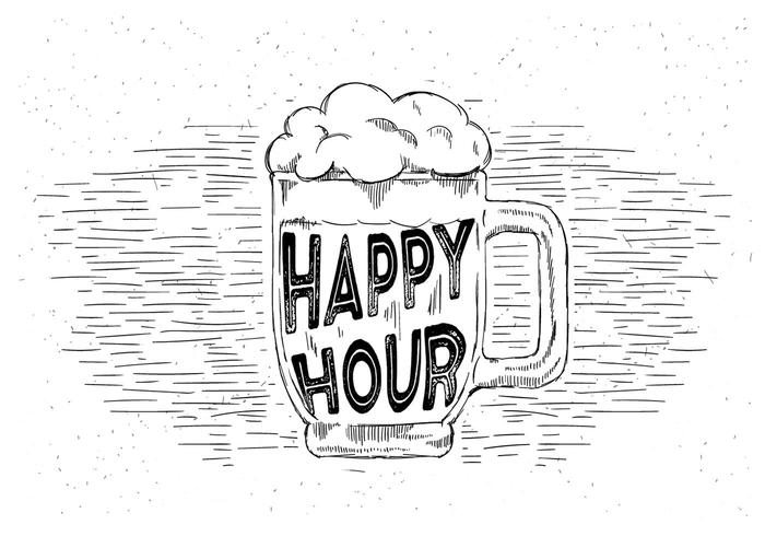 Hand Drawn Vector Beer