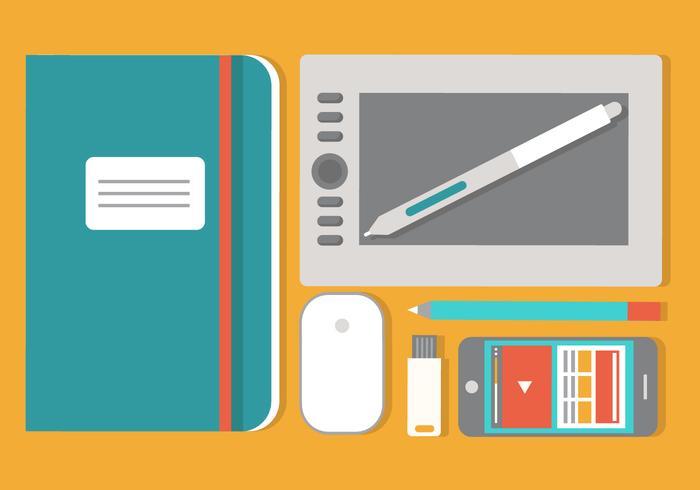 Free Flat Design Vector Elements Free Flat Design Vector Elements