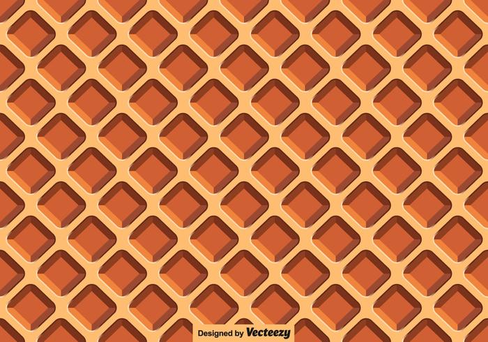 Vector Waffle Close Up Seamless Pattern Vector Waffle Close Up Seamless Pattern