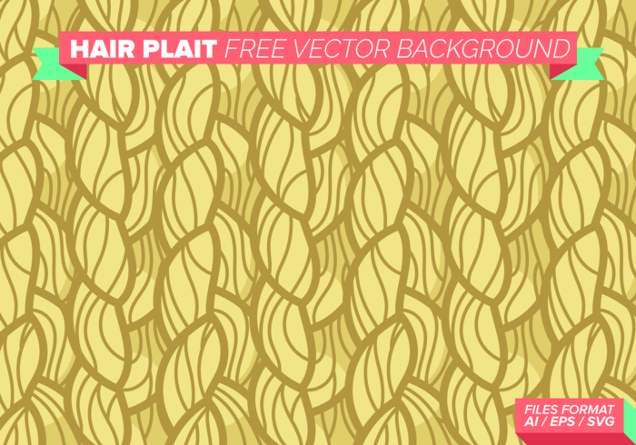 Hair Plait Free Vector Background Hair Plait Free Vector Background