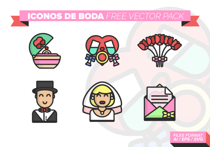 Iconos de Boda Free Vector Pack 3 Iconos de Boda Free Vector Pack 3
