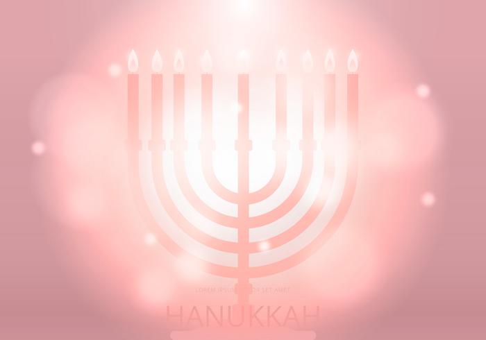 Pink Happy Hanukkah Illustration Pink Happy Hanukkah Illustration