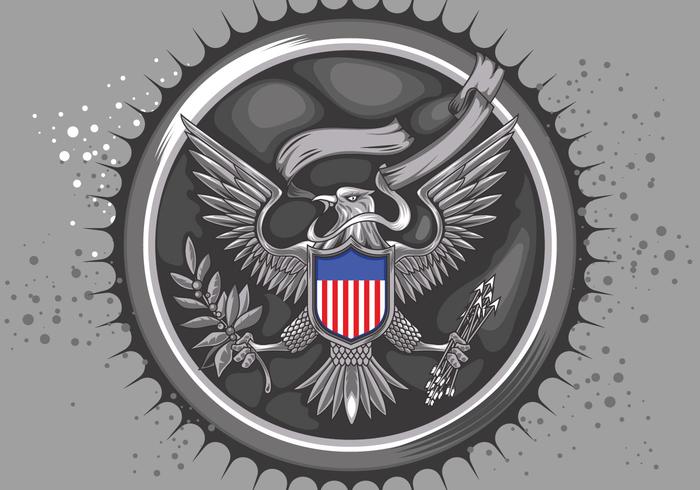 American Silver Eagle Vector 