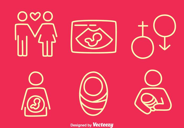 Maternity Line Vectors Maternity Line Vectors