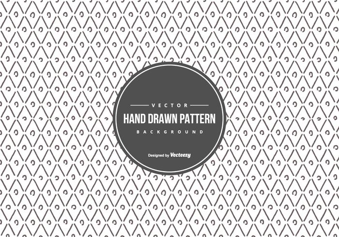 Cute Geometric Hand Drawn Style Pattern Background vector