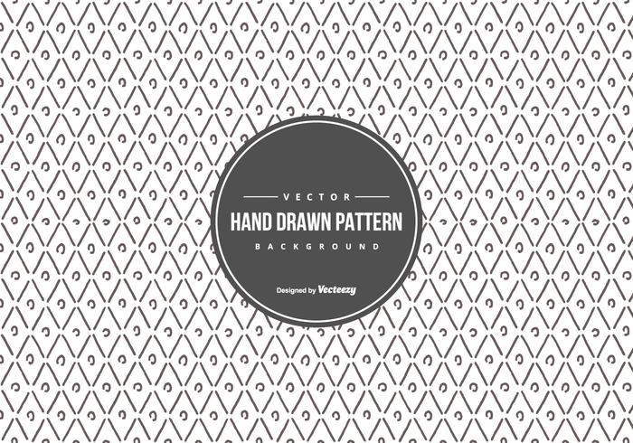 Cute Geometric Hand Drawn Style Pattern Background vector