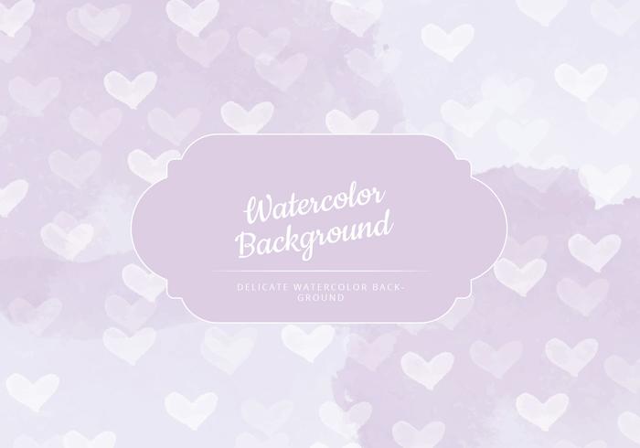 Vector Delicate Watercolor Background