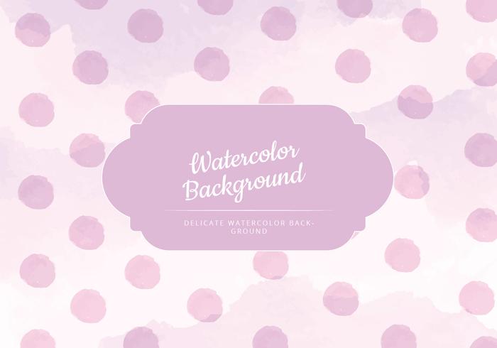 Vector Pink Watercolor Background