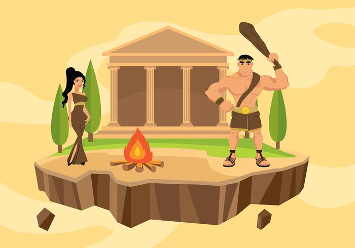 Hercules Cartoon Vector