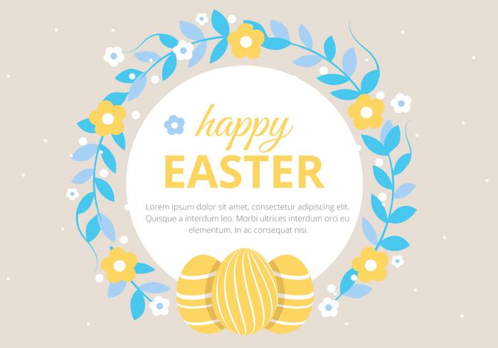 Free Easter Holiday Vector Background