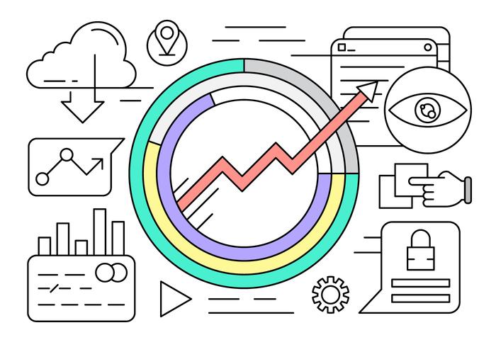 Negocios lineal Estadísticas elementos del vector