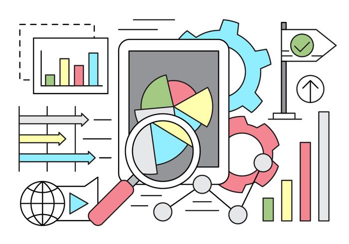 Negocios lineal Estadísticas elementos del vector