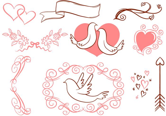 Free Romantic Vectors