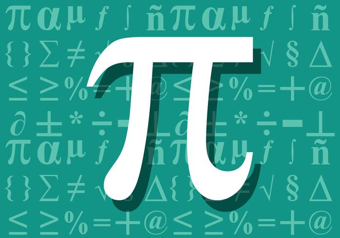 matemáticas de símbolos vector