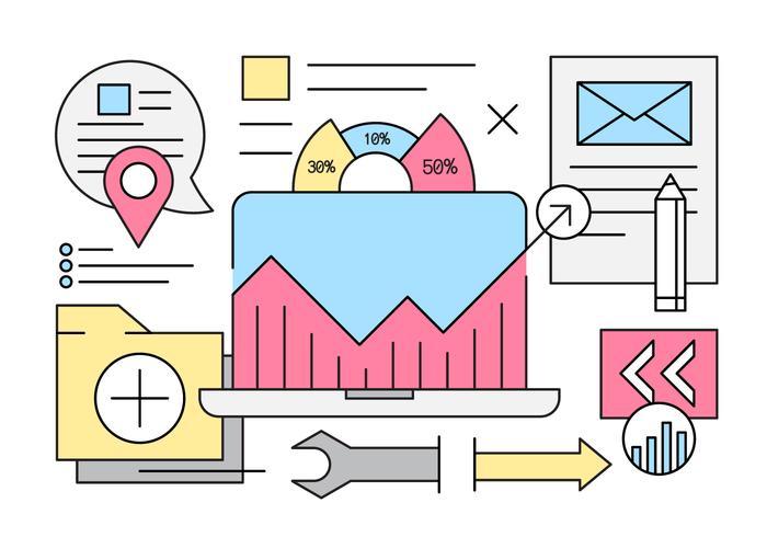 Linear Business Statistics Vector Elements