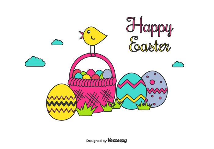 Happy Easter Vector