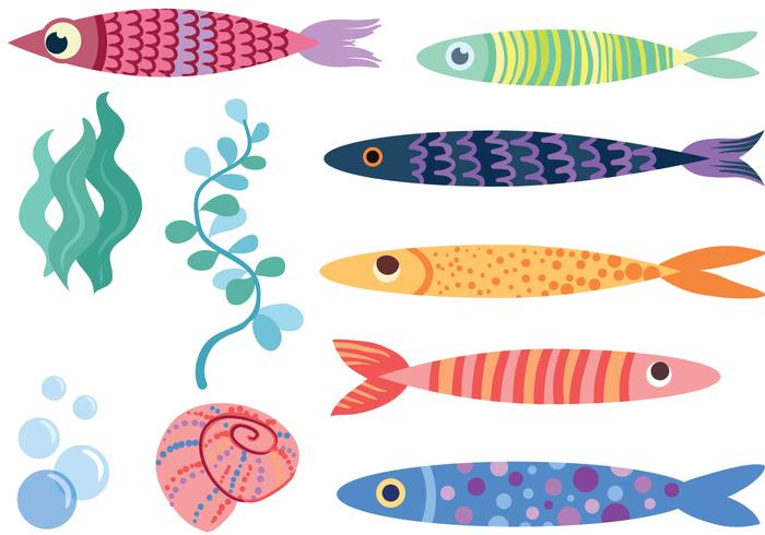 Download Free Cute Fish Vectors - Download Free Vectors, Clipart ...