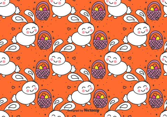 Easter Bunny Vector Pattern