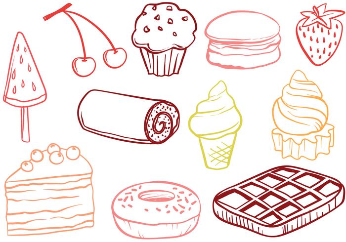 Free Dessert Vectors