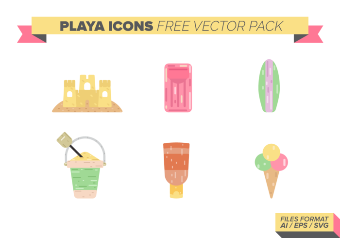 Playa Icons Free Vector Pack Playa Icons Free Vector Pack