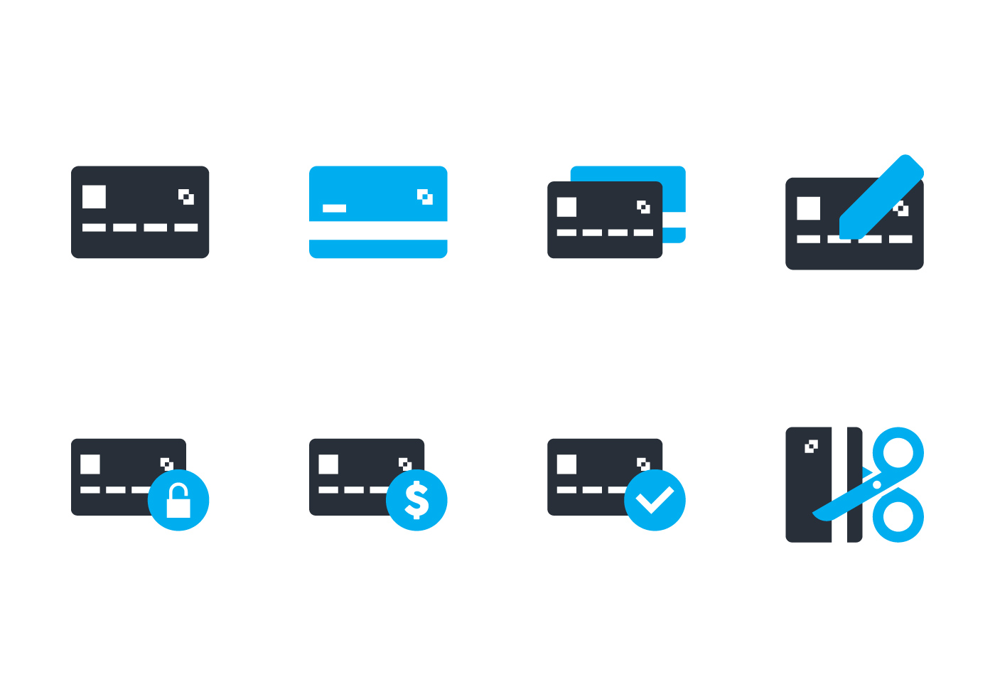 Download Credit Card Flat Icon - Download Free Vectors, Clipart ...